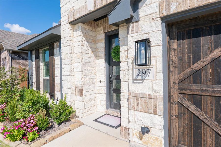 Exterior details and patio area of a home in The Oasis at North Grove 60-70, Waxahachie (Image 16). Exterior details and patio area of a home in The Oasis at North Grove 60-70, Waxahachie (Image 16).