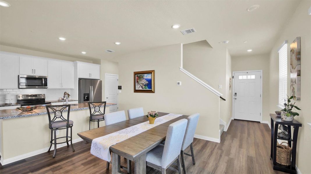 Furnished interior view inside a new home in Homestead Village, Round Rock (Image 16).