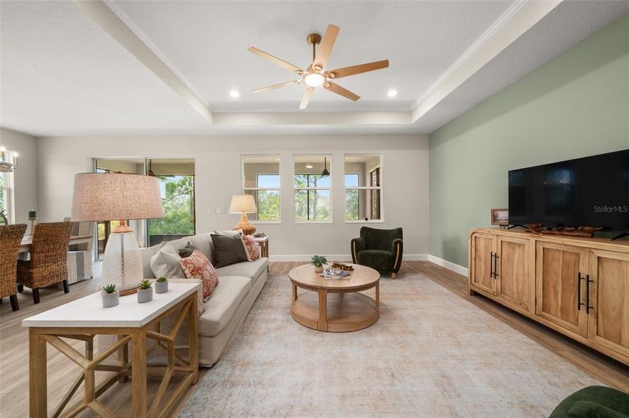 Furnished interior view inside a new home in , Sebring (Image 18).