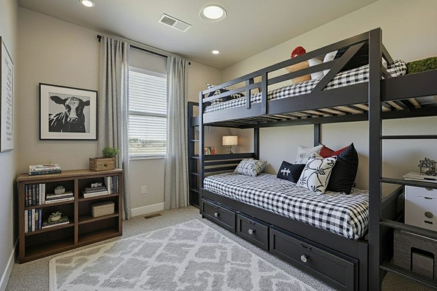 Furnished interior view inside a new home in Country Club Reserve – Fort Collins, Fort Collins (Image 15).