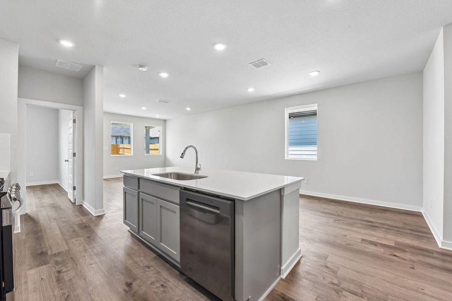 Furnished interior view inside a new home in Trinity Ranch, Elgin (Image 9).