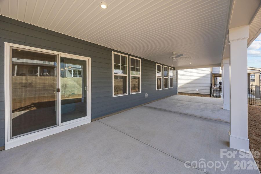 Exterior details and patio area of a home in Lakeside Glen, York (Image 3). Exterior details and patio area of a home in Lakeside Glen, York (Image 3).