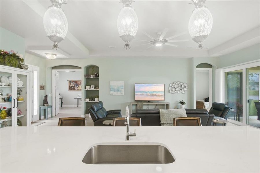 Furnished interior view inside a new home in , Deland (Image 36).