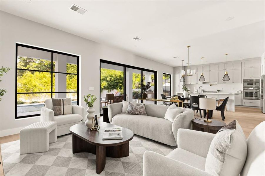 Furnished interior view inside a new home in College Park, Orlando (Image 12). Furnished interior view inside a new home in College Park, Orlando (Image 12).