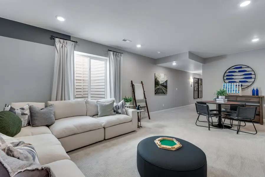 Furnished interior view inside a new home in Reunion, Commerce City (Image 17). Furnished interior view inside a new home in Reunion, Commerce City (Image 17).