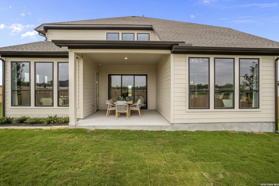 Exterior details and patio area of a home in The Parklands, Schertz (Image 21). Exterior details and patio area of a home in The Parklands, Schertz (Image 21).