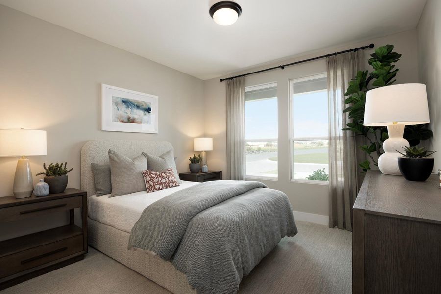 Furnished interior view inside a new home in Parkton Square, Kyle (Image 13). Furnished interior view inside a new home in Parkton Square, Kyle (Image 13).