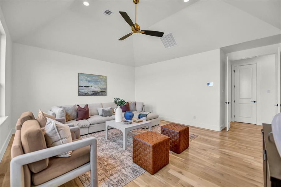 Furnished interior view inside a new home in , Aledo (Image 20).
