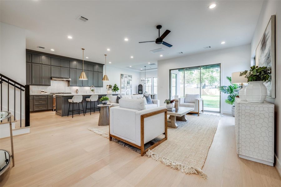 Furnished interior view inside a new home in , Houston (Image 34). Furnished interior view inside a new home in , Houston (Image 34).