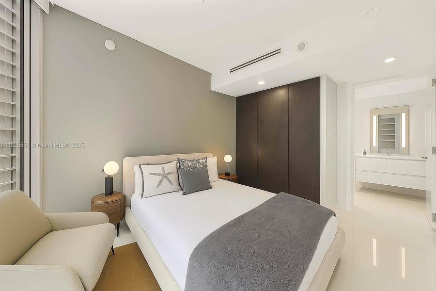 Furnished interior view inside a new home in Aston Martin Residences, Miami (Image 5).