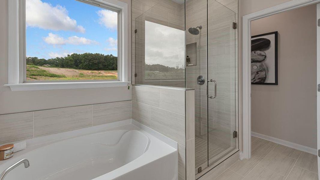 Furnished interior view inside a new home in Stratford Hills, Ball Ground (Image 27).