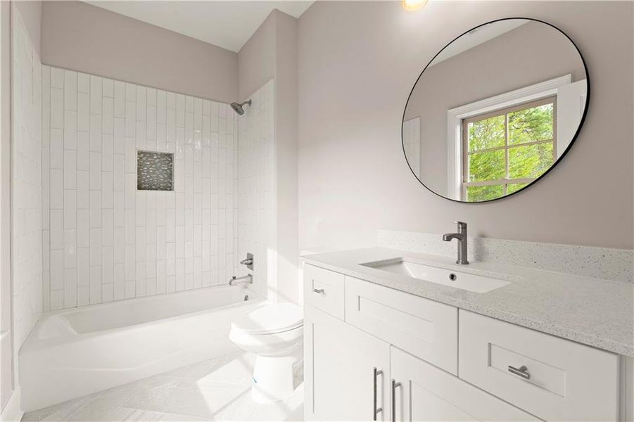 Furnished interior view inside a new home in , Canton (Image 10).