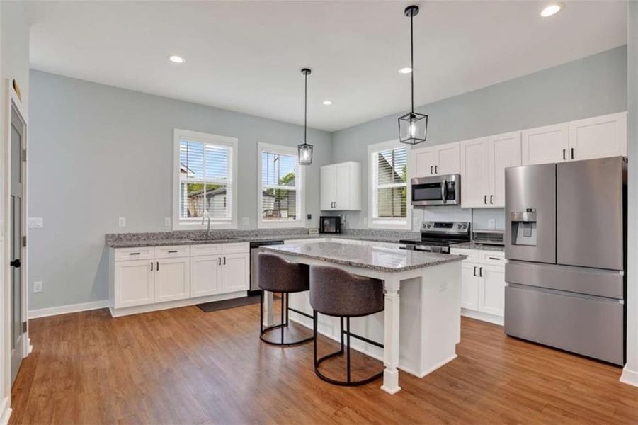 Furnished interior view inside a new home in , Atlanta (Image 21).