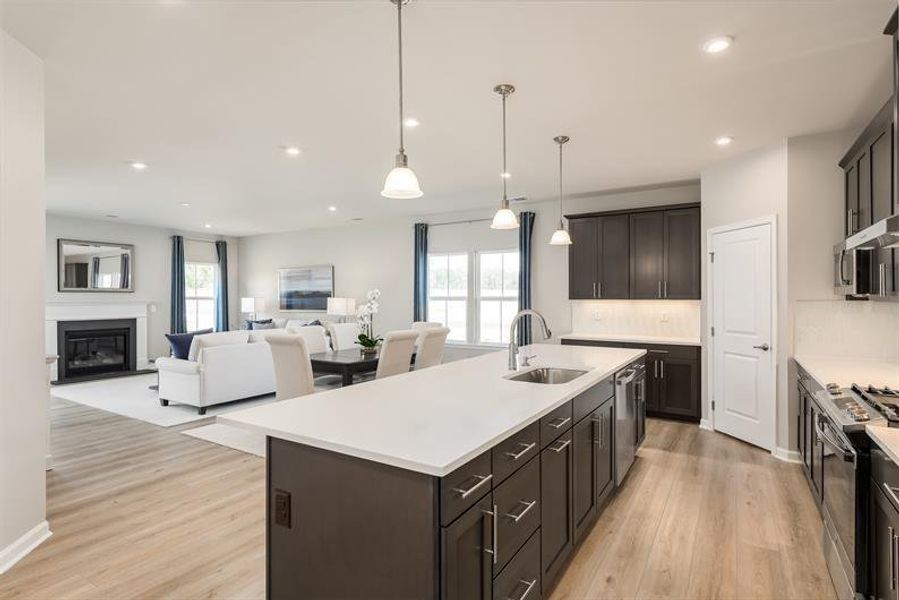 Furnished interior view inside a new home in Newberry 55+, McDonough (Image 14).