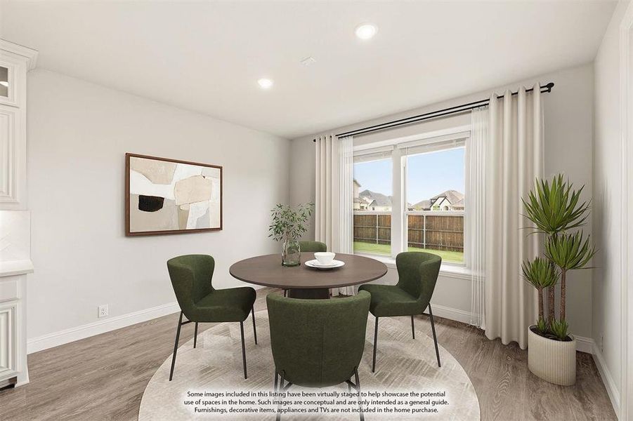 Furnished interior view inside a new home in Hayes Crossing, Midlothian (Image 10).