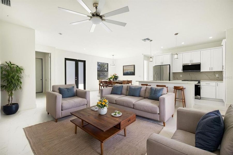 Furnished interior view inside a new home in , Port Charlotte (Image 17).