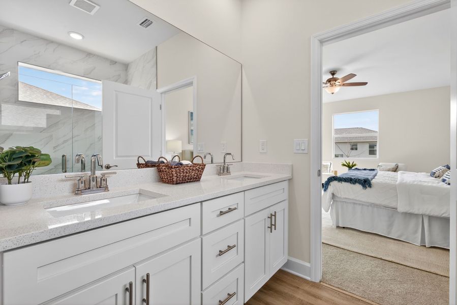 Representative furnished interior of a home built from the The Bluewater Cove by Sunlife Homes LLC in Cape Coral, Cape Coral (Image 30).