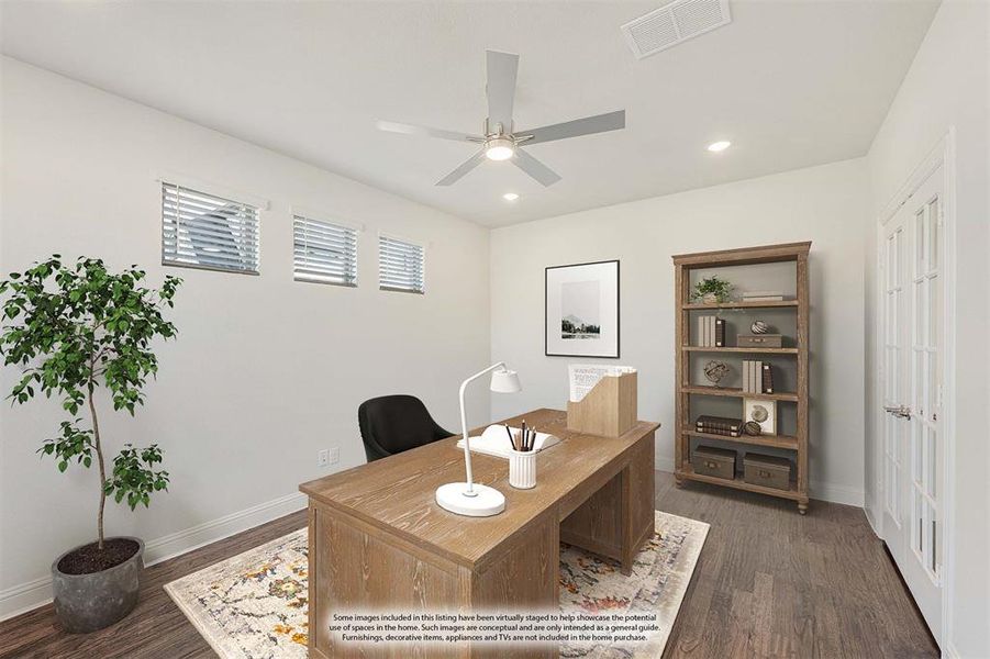 Furnished interior view inside a new home in Triple Diamond Ranch, Mansfield (Image 13).