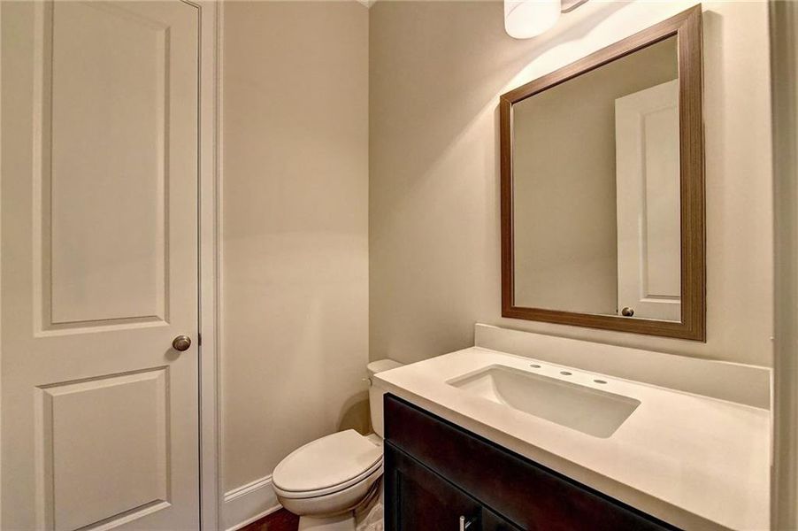 Furnished interior view inside a new home in Bellmoore Park, Duluth (Image 31).