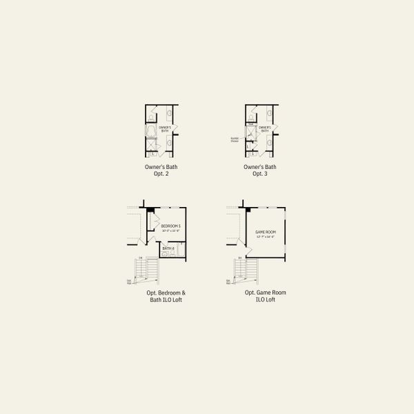2D floor plan layout for the Leyton by Pulte Homes in Cannon Run, Concord, NC (Image 20).
