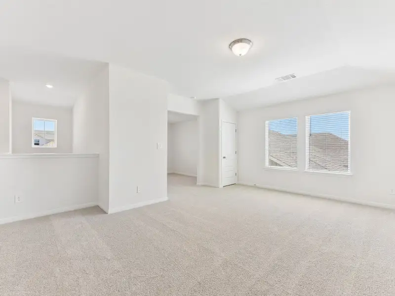 Spacious, unfurnished interior of a new home in Butler Farms - Boulevard Collection, Liberty Hill (Image 16). Spacious, unfurnished interior of a new home in Butler Farms - Boulevard Collection, Liberty Hill (Image 16).