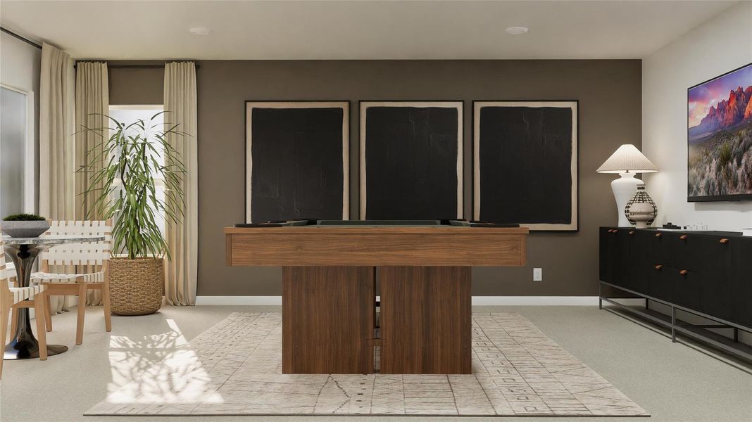 Furnished interior view inside a new home in Cotton Brook, Hutto (Image 25).