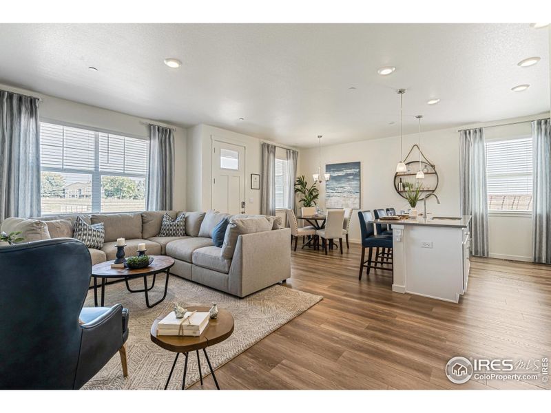 Furnished interior view inside a new home in Hansen Farm, Fort Collins (Image 6).