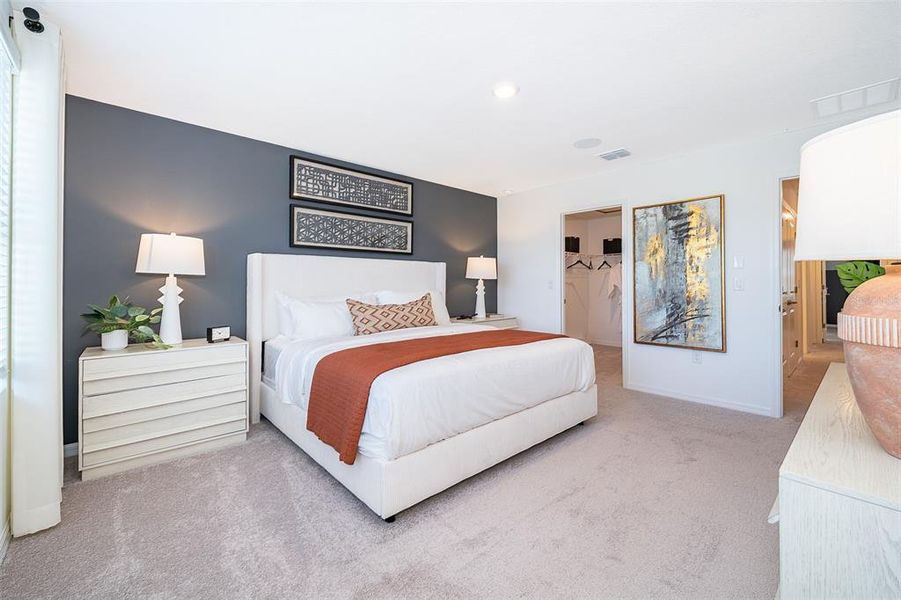 Furnished interior view inside a new home in Horse Creek at Crosswinds, Davenport (Image 19).