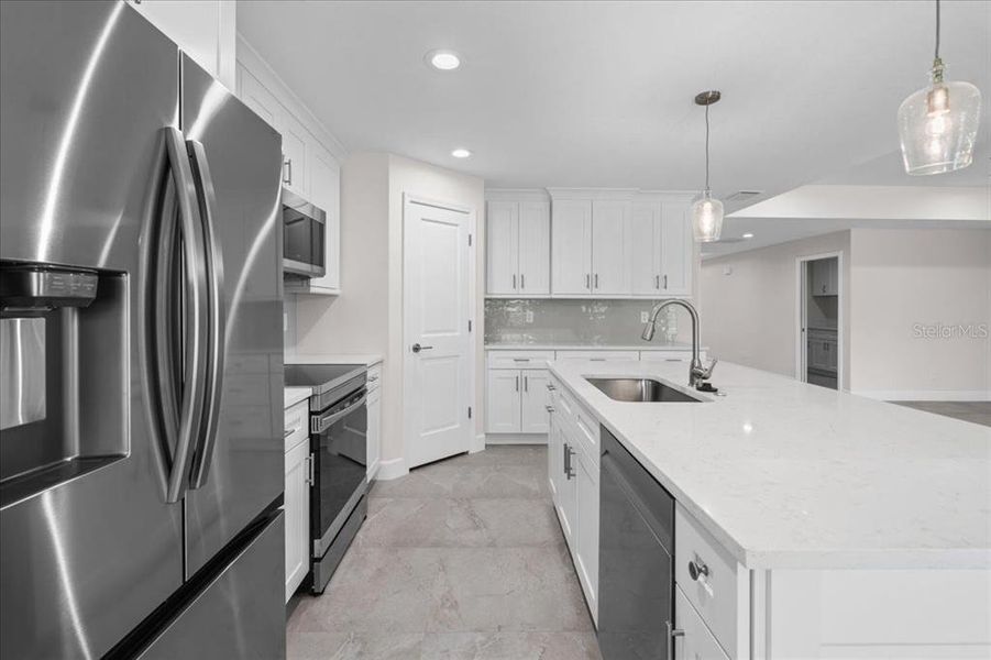 Furnished interior view inside a new home in , Englewood (Image 5). Furnished interior view inside a new home in , Englewood (Image 5).