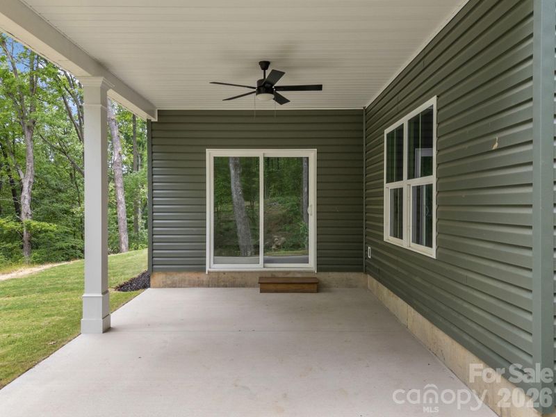 Exterior details and patio area of a home in , Travelers Rest (Image 4).