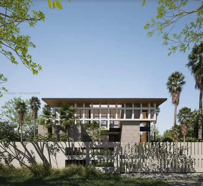 Front exterior of a new home in , Miami, FL, highlighting curb appeal (Image 1). Front exterior of a new home in , Miami, FL, highlighting curb appeal (Image 1).