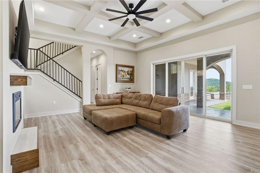 Furnished interior view inside a new home in , Clarkesville (Image 51).