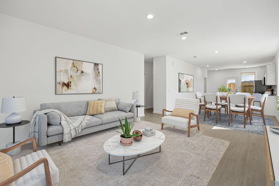 Furnished interior view inside a new home in Crosby Farms, Crosby (Image 12).
