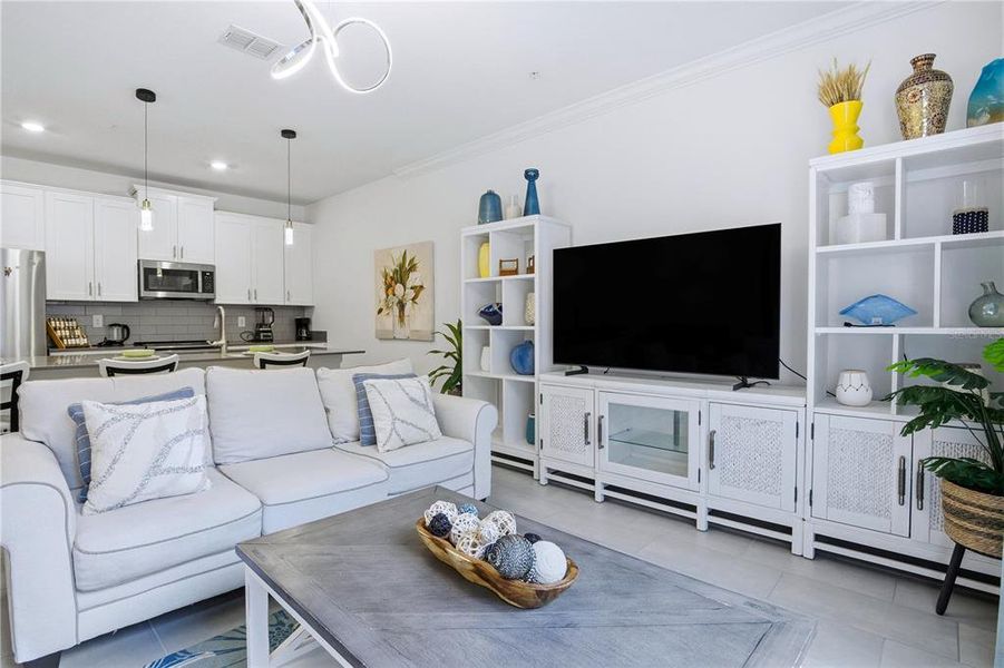 Furnished interior view inside a new home in , Kissimmee (Image 18). Furnished interior view inside a new home in , Kissimmee (Image 18).