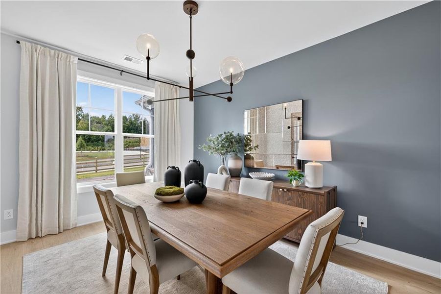 Furnished interior view inside a new home in , Gainesville (Image 11).