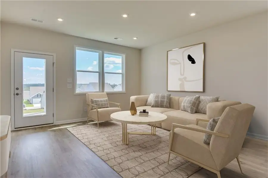 Furnished interior view inside a new home in Annsbury Park, Lilburn (Image 3).
