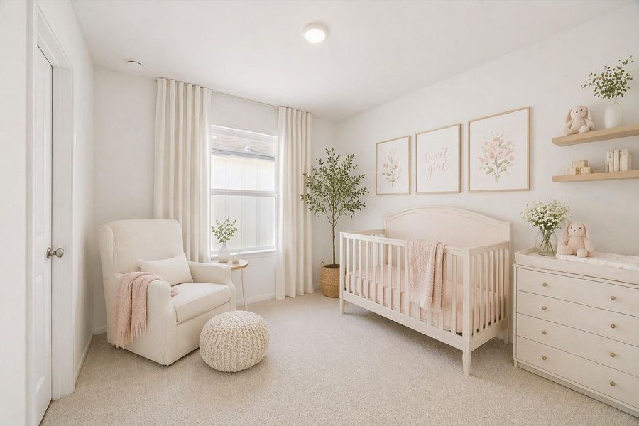 Guest room #2 virtually staged Guest room #2 virtually staged