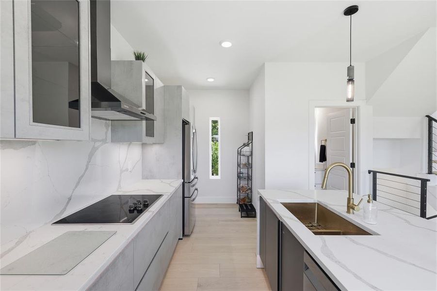 Furnished interior view inside a new home in , Dallas (Image 17).