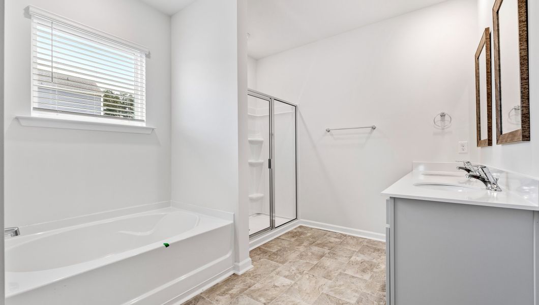 Furnished interior view inside a new home in Spring Ridge, Anderson (Image 10). Furnished interior view inside a new home in Spring Ridge, Anderson (Image 10).