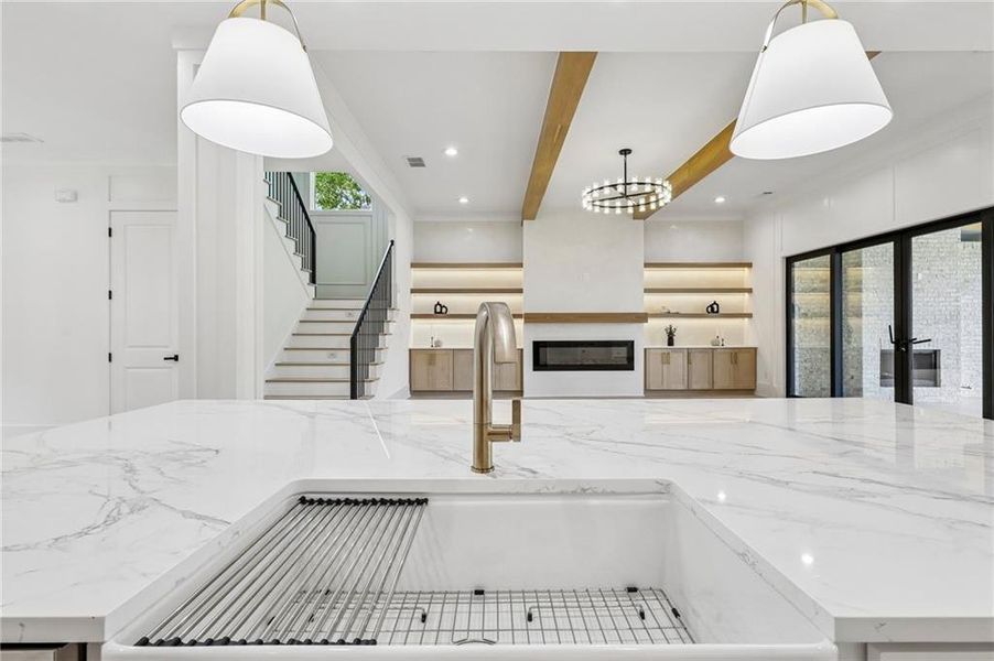 Furnished interior view inside a new home in , Hoschton (Image 15).