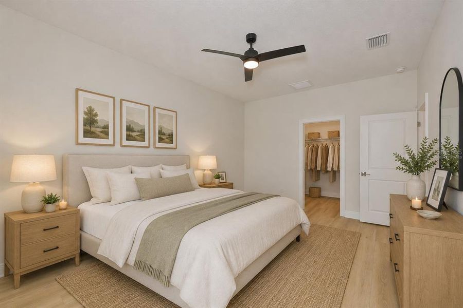 Furnished interior view inside a new home in , Tampa (Image 27).