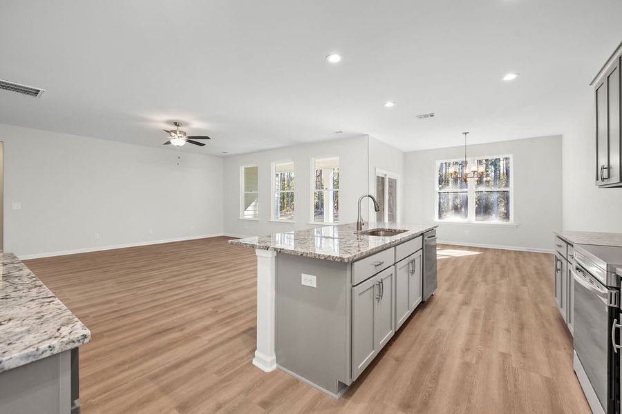 Furnished interior view inside a new home in Savannah Highlands, Savannah (Image 9).
