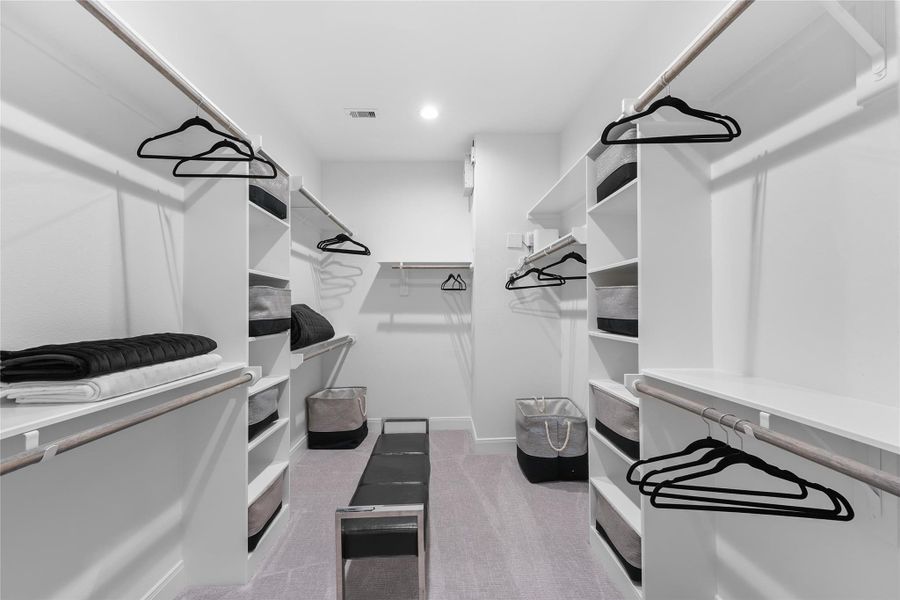 Furnished interior view inside a new home in Reserve At Oak Forest, Houston (Image 6). Furnished interior view inside a new home in Reserve At Oak Forest, Houston (Image 6).