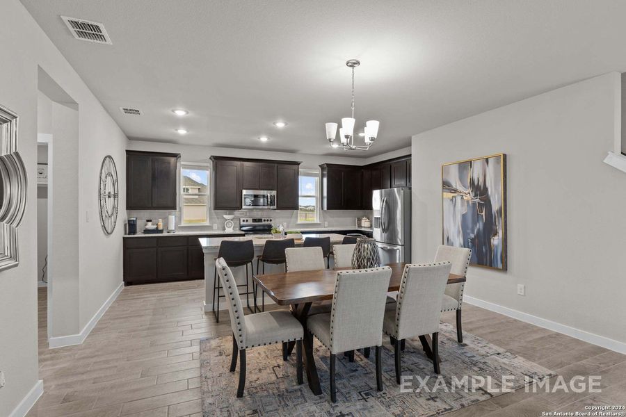 Furnished interior view inside a new home in Hannah Heights, Seguin (Image 44).