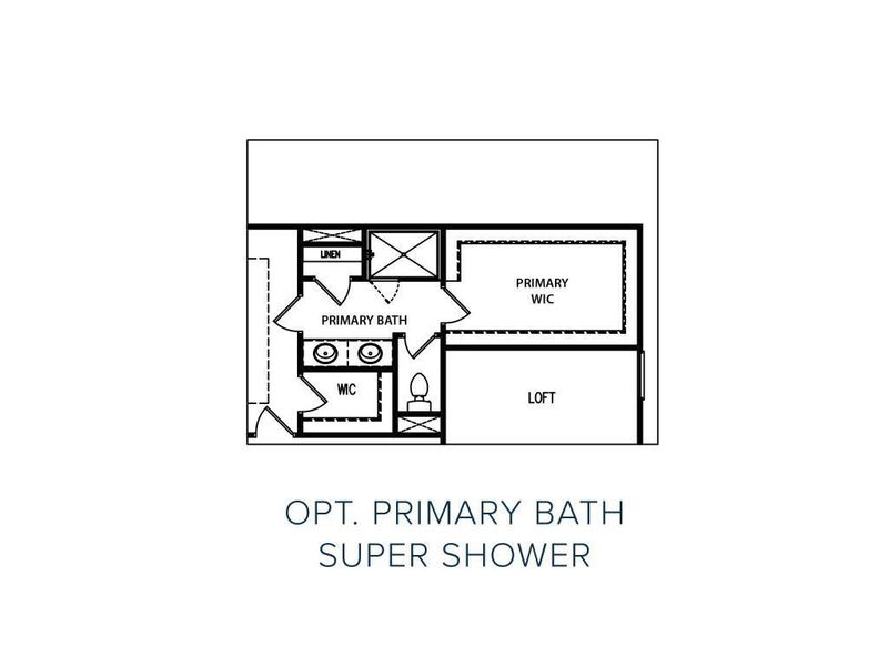 2D floor plan layout of this home in Statham Place, Statham, GA (Image 4).
