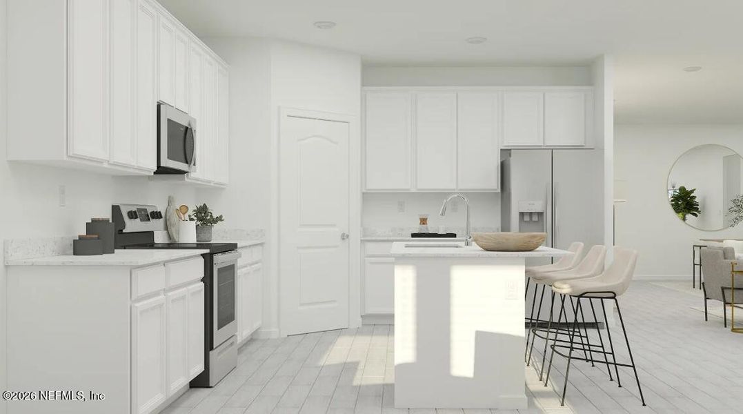 Furnished interior view inside a new home in Edenbrooke at Hyland Trail | 55+, Green Cove Springs (Image 10).