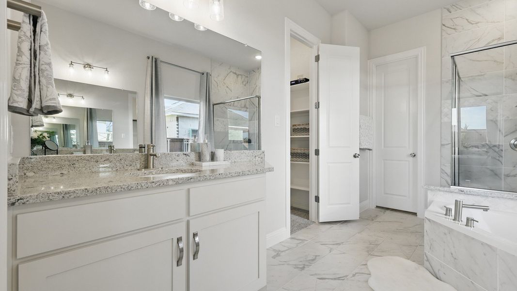 Representative furnished interior of a home built from the Magnolia by Brightland Homes in Green Meadows Premier, Celina (Image 14). Representative furnished interior of a home built from the Magnolia by Brightland Homes in Green Meadows Premier, Celina (Image 14).