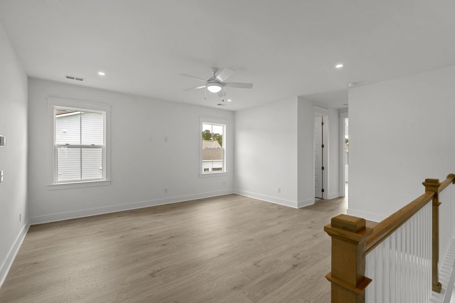 Spacious, unfurnished interior of a new home in Miller's Crossing, Johns Island (Image 25). Spacious, unfurnished interior of a new home in Miller's Crossing, Johns Island (Image 25).