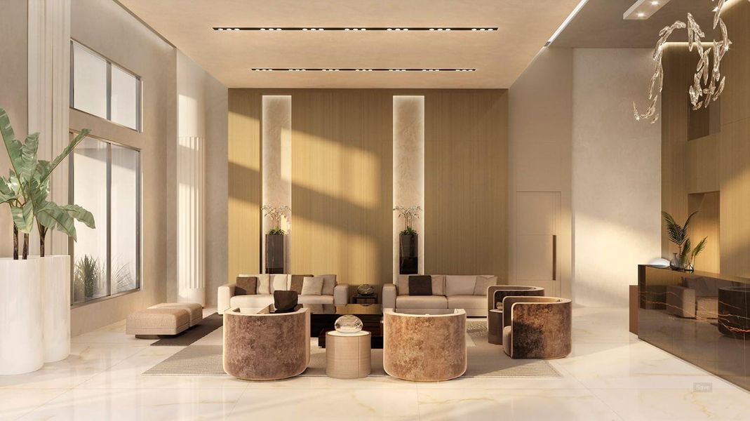 Furnished interior view inside a new home in , Hollywood (Image 11).