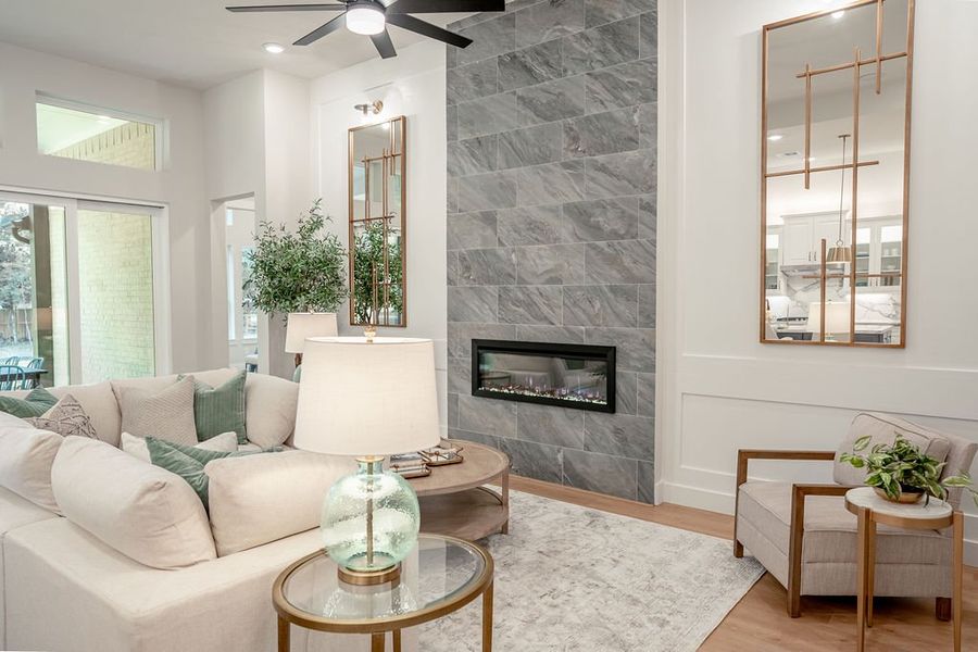 Furnished interior view inside a new home in Austin Point, Richmond (Image 12).